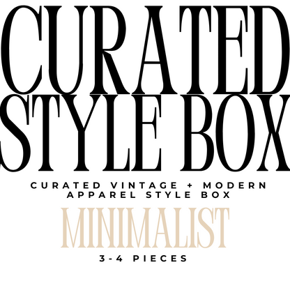 Minimalist Curated Style Box